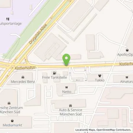 Standortübersicht der Tankstelle Jakob H. Aigner Kfz-Service in 81379 München-Fürstenried/Obersendling