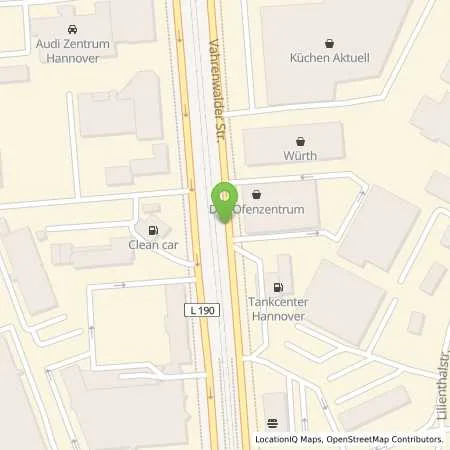 Standortübersicht der Tankstelle TOTAL Station in 30179 Hannover