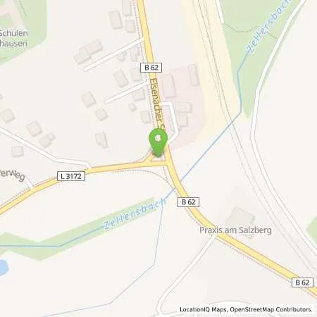 Standortübersicht der Tankstelle Freie Tankstelle Hugo Reinhold (AGIP) in 36269 Philippsthal (Heimboldshausen)