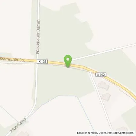 Standortübersicht der Tankstelle Freie Tankstelle Josef Gertken GmbH in 49586 Neuenkirchen