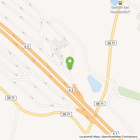 Standortübersicht der Autogas (LPG) Tankstelle: BAB-Tankstelle Bayerischer Wald Nord (Esso) in 94336, Hunderdorf
