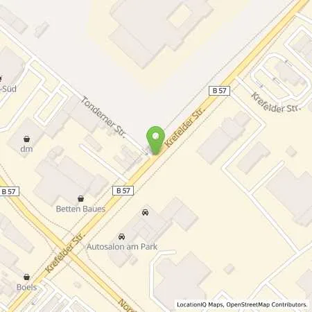 Standortübersicht der Tankstelle Kessels GmbH in 41066 Mönchengladbach