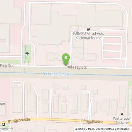 Standortübersicht der Tankstelle SUBARU Allrad-Auto GmbH in 61169 Friedberg