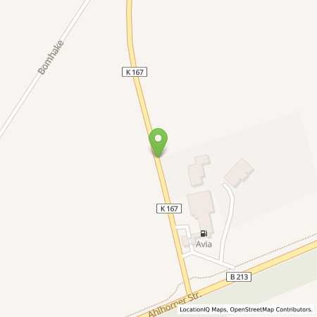 Standortübersicht der Autogas (LPG) Tankstelle: AVIA-Servicestation Agnes Rebel in 49661, Cloppenburg