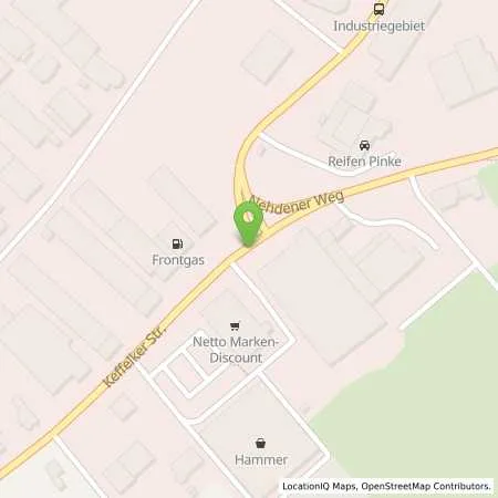 Standortübersicht der Tankstelle Frontgas - EC-Automatentankstelle in 59929 Brilon