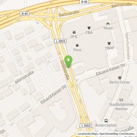 Standortübersicht der Tankstelle AVIA Kuhmichel in 35576 Wetzlar