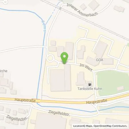 Standortübersicht der Tankstelle Freie Tankstelle Günther Kuhn GmbH in 73563 Mögglingen