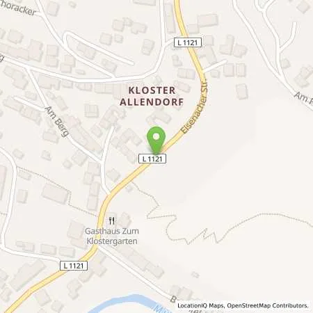 Standortübersicht der Tankstelle Rhön Tank u. Servicecenter Hellmig in 36433 Kaltennordheim