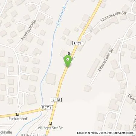 Standortübersicht der Tankstelle Autohaus + Tankstelle Modler in 78078 Niedereschach