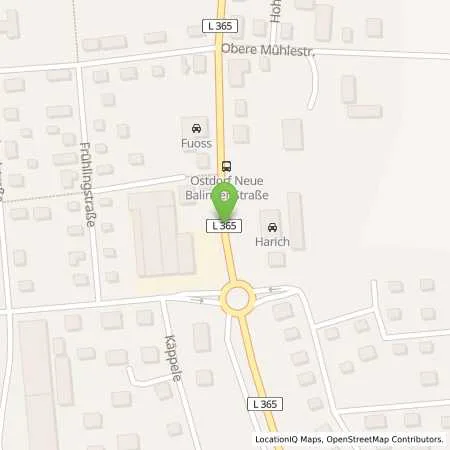 Standortübersicht der Tankstelle Avia Station + Autohaus Franz Harich GmbH & Co. KG in 72336 Balingen