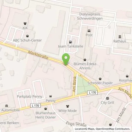 Standortübersicht der Tankstelle witte Energieservice in 29640 Schneverdingen