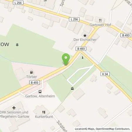 Standortübersicht der Tankstelle Autogastankstelle Christian Törber in 29471 Gartow
