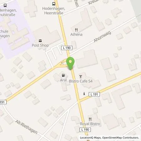 Standortübersicht der Tankstelle Jantzon Tankstelle Brand in 29693 Hodenhagen