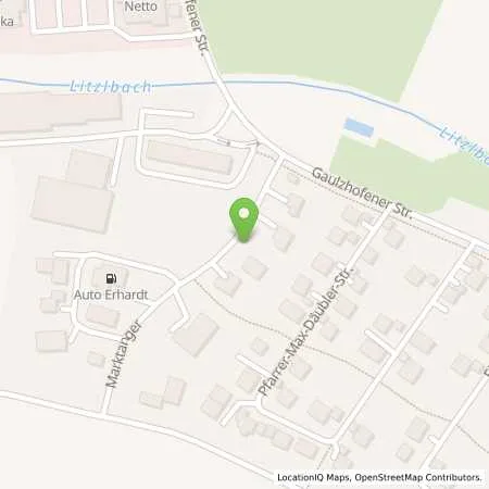 Standortübersicht der Tankstelle Auto Erhardt in 86447 Aindling