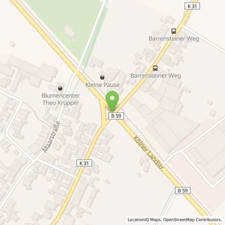 Standortübersicht der Tankstelle Autohaus Allrath in 41515 Grevenbroich (Allrath)