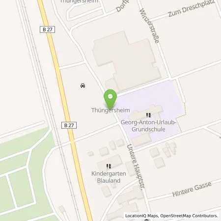 Standortübersicht der Tankstelle BFT Tankstelle Armin Bauer in 97291 Thüngersheim