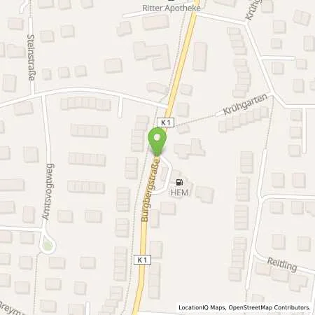 Standortübersicht der Tankstelle HEM Tankstelle in 38228 Salzgitter (Lichtenberg)