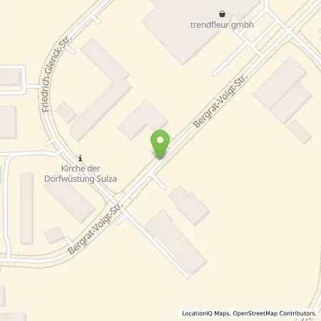 Standortübersicht der Tankstelle Beetz & Co. GmbH in 99087 Erfurt