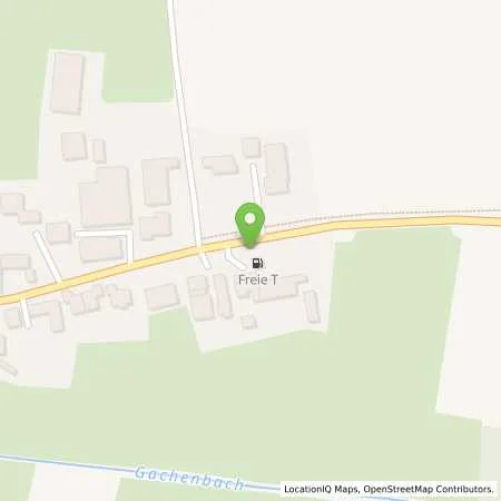 Standortübersicht der Tankstelle Freie Tankst. /KFZ-Meisterbetrieb Rauscher in 86565 Gachenbach