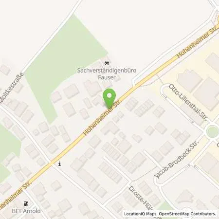 Standortübersicht der Tankstelle Aral Station / Autohaus Schönborn GmbH in 70794 Filderstadt (Plattenhardt)