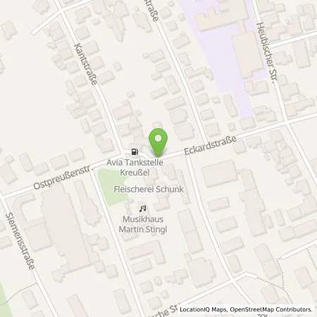 Standortübersicht der Tankstelle AVIA Station Herbert Kreußel in 96465 Neustadt bei Coburg