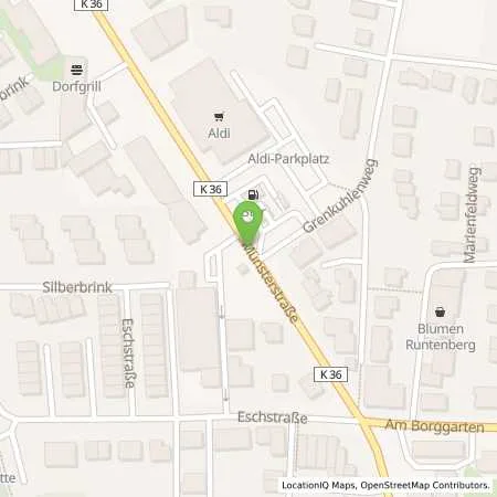 Standortübersicht der Tankstelle Star Tankstelle in 48167 Münster