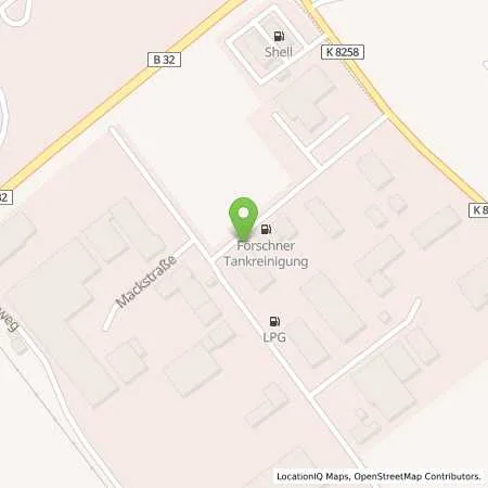 Standortübersicht der Tankstelle Förschner Tankreinigung in 88348 Bad Saulgau