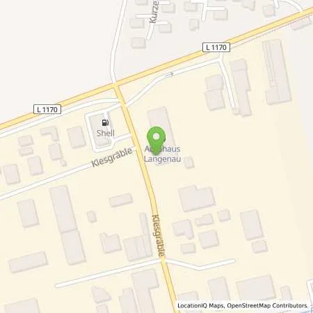 Standortübersicht der Tankstelle Autohaus Seibold in 89129 Langenau