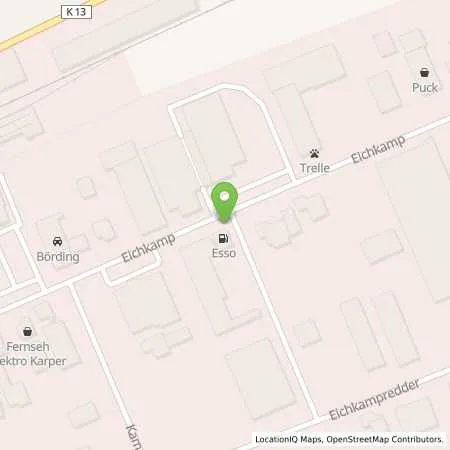 Standortübersicht der Tankstelle Esso Station in 24217 Schönberg