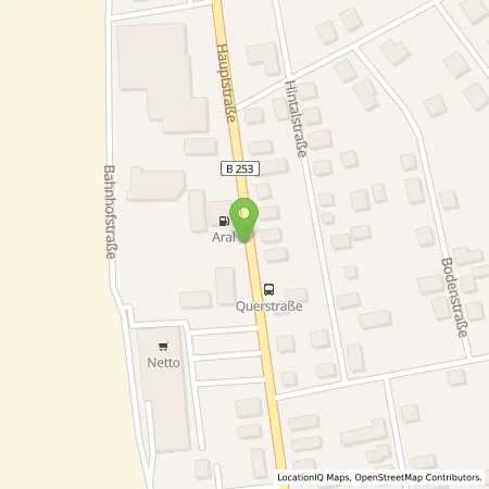 Standortübersicht der Tankstelle ARAL Tankstelle Müller in 35236 Breidenbach