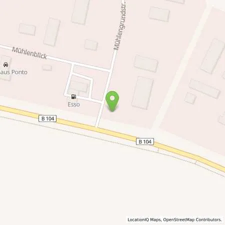 Standortübersicht der Tankstelle ESSO Station Heike Kirbis in 17348 Woldegk