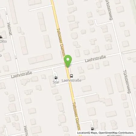 Standortübersicht der Tankstelle STAR Tankstelle in 14167 Berlin (Zehlendorf)