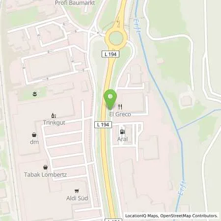 Standortübersicht der Tankstelle ARAL Station Sabine Hehs in 53902 Bad Münstereifel