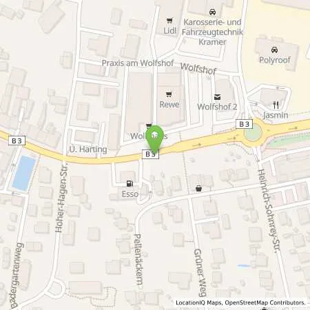 Standortübersicht der Tankstelle Esso Station Elsbeth Runte in 37127 Dransfeld