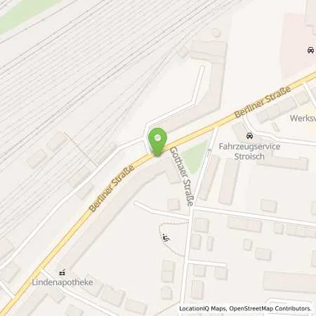 Standortübersicht der Tankstelle SAAB Zentrum Halle-Auto Hübner GmbH in 06116 Halle