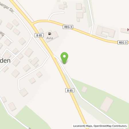 Standortübersicht der Autogas (LPG) Tankstelle: AVIA Station in 94244, Geiersthal-Hartmannsgrub
