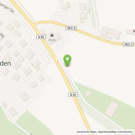 Standortübersicht der Tankstelle AVIA Station in 94244 Geiersthal (Hartmannsgrub)