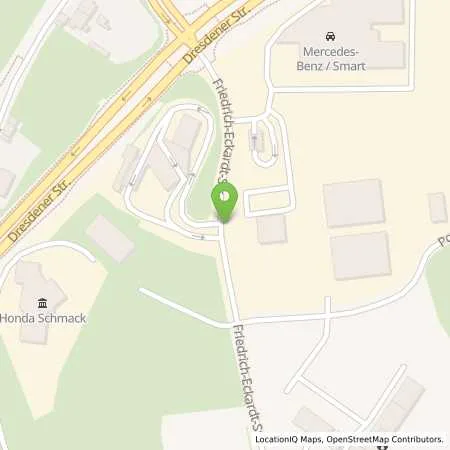 Standortübersicht der Tankstelle TOTAL Station in 08529 Plauen