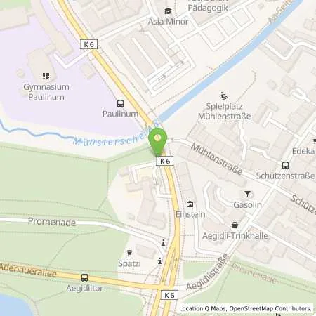 Standortübersicht der Tankstelle Freie Tankstelle Michael Deim in 48143 Münster