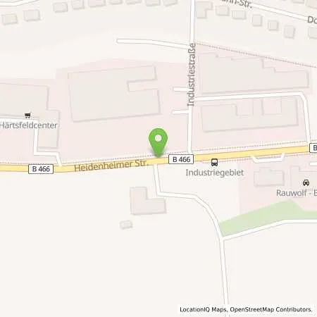 Standortübersicht der Tankstelle Bosch Service Rauwolf in 73450 Neresheim