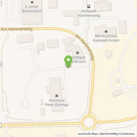 Standortübersicht der Tankstelle Autohaus Grampp in 97753 Karlstadt