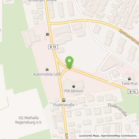 Standortübersicht der Autogas (LPG) Tankstelle: AVIA Tankstelle in 93059, Regensburg