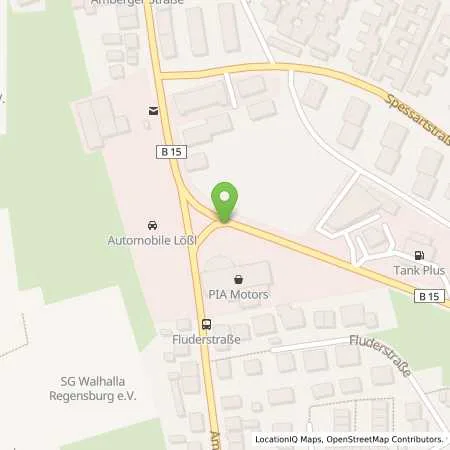 Standortübersicht der Tankstelle AVIA Tankstelle in 93059 Regensburg