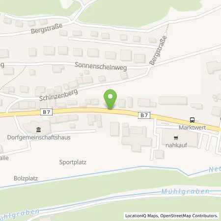 Standortübersicht der Tankstelle Honsel Mineralölvertriebs-GmbH in 37296 Ringgau (Datterode)