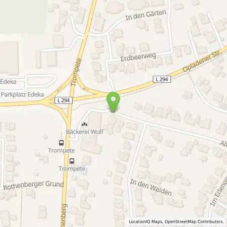 Standortübersicht der Tankstelle Freie Tankstelle Werner Kals in 42799 Leichlingen