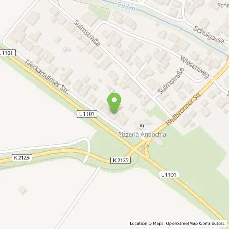 Standortübersicht der Tankstelle Tankstele Baier, Inh. Leidig in 74235 Erlenbach