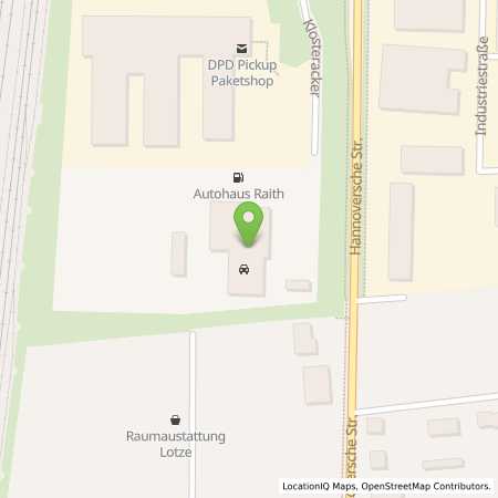 Standortübersicht der Autogas (LPG) Tankstelle: Autohaus Raith in 37176, Nörten-Hardenberg
