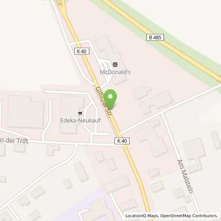 Standortübersicht der Tankstelle Tankstelle T 24 Ederblick-Centrum in 34537 Bad Wildungen