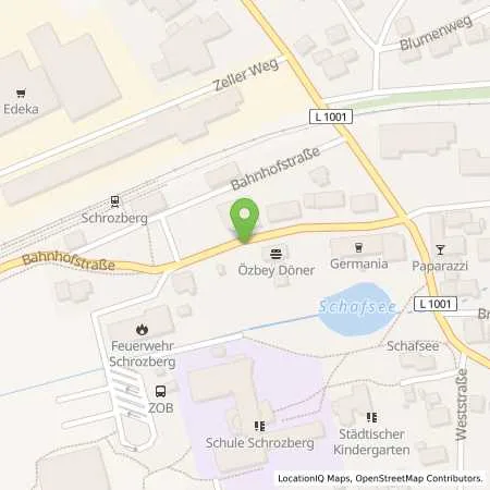 Standortübersicht der Tankstelle Avia Tankstelle in 74575 Schrozberg