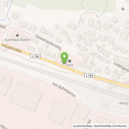 Standortübersicht der Autogas (LPG) Tankstelle: AVIA Station Deiss in 79730, Murg